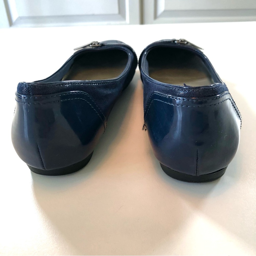 Anne Klein Able Ballet Flats Navy Blue, AK Sport Acacia Women’s 7.5 Comfortable - Picture 5 of 17